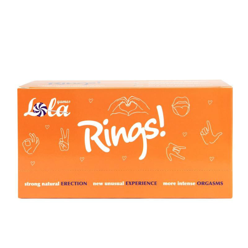 Шоубокс эрекционных колец Rings Axle-pin 12 шт 0122-00lola