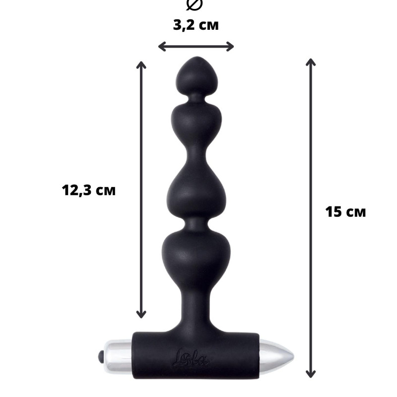 Анальная пробка с вибрацией Spice it up New Edition Excellence Black 8016-01lola