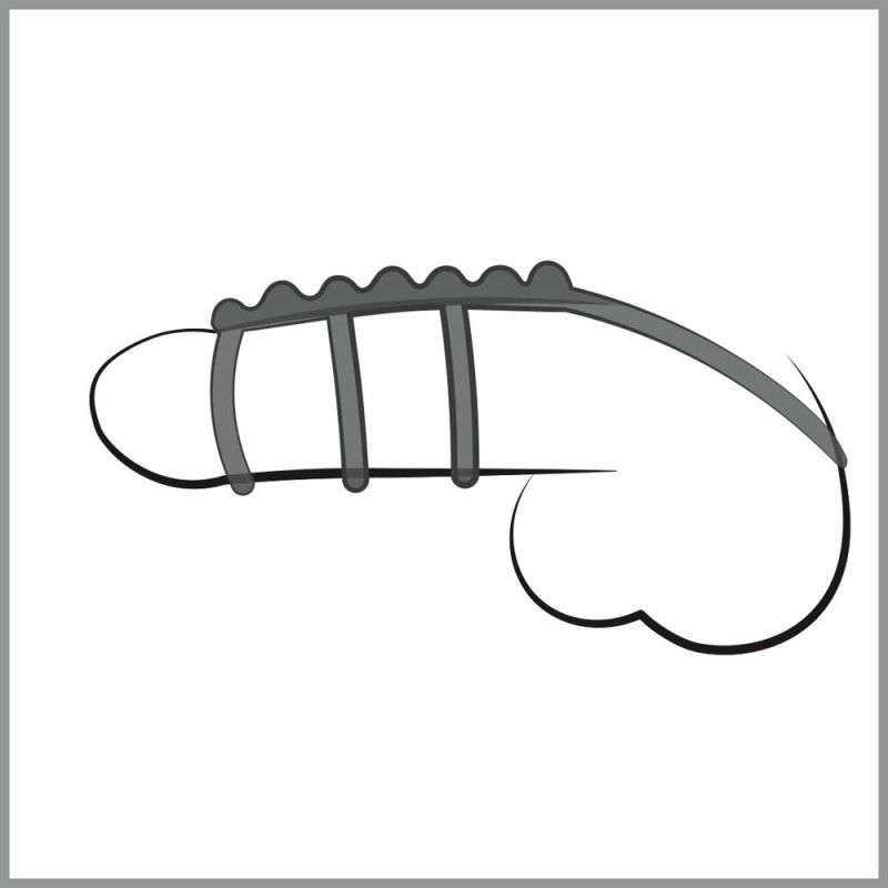 Эрекционное кольцо Bad Kitty Ring Quart 505587ON