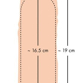 Увеличивающая насадка на пенис из силикона 534803ON