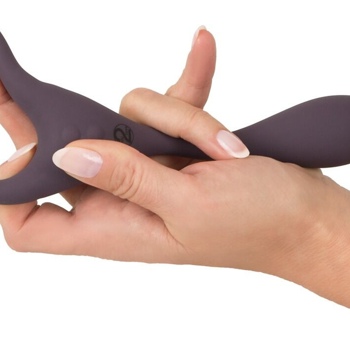 Мультифункциональный вибратор для пар с пультом ДУ 550965ON