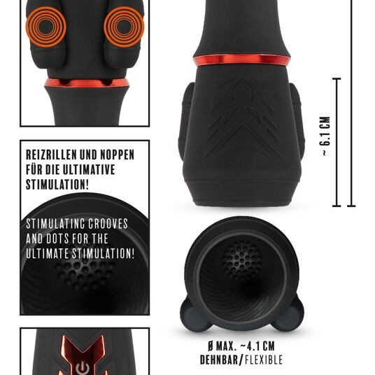 Мастурбатор для головки с 2 моторами 551970ON