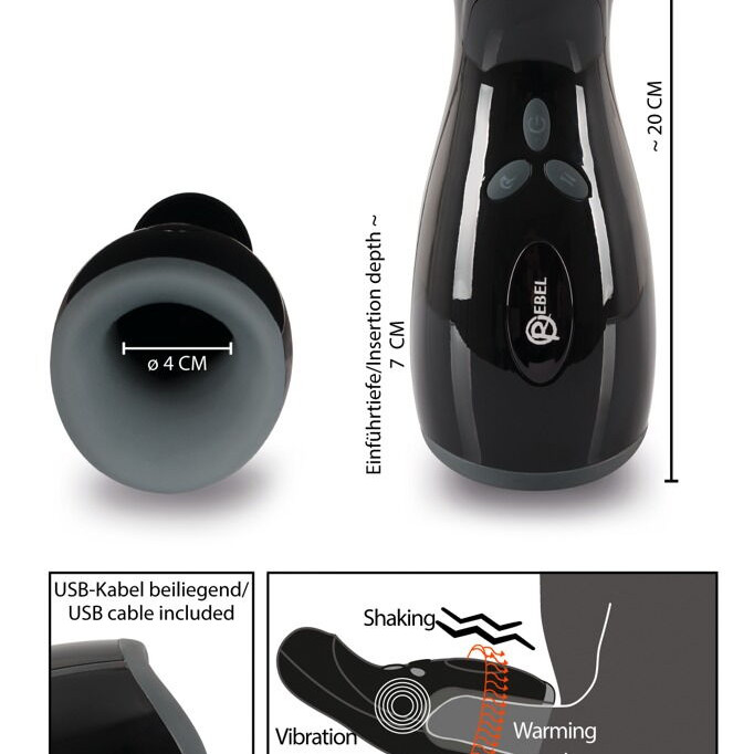 Мастурбатор Rebel с тремя режимами 593087ON