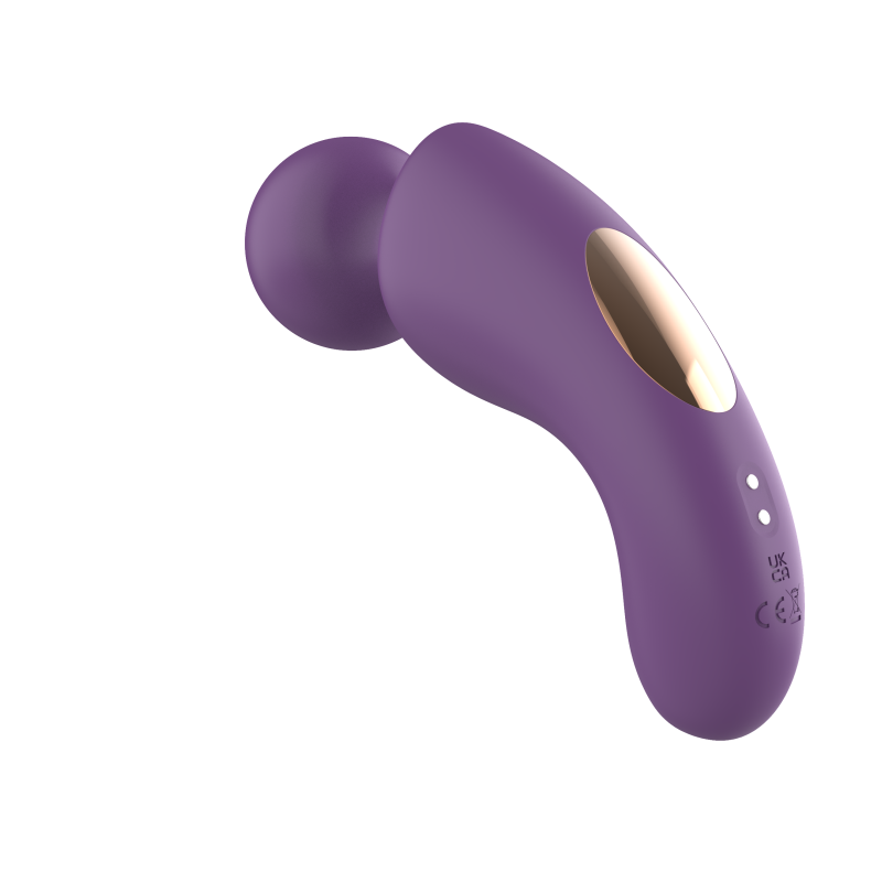 Вибратор- вонд с изогнутым корпусом Secwell SW24125-purple