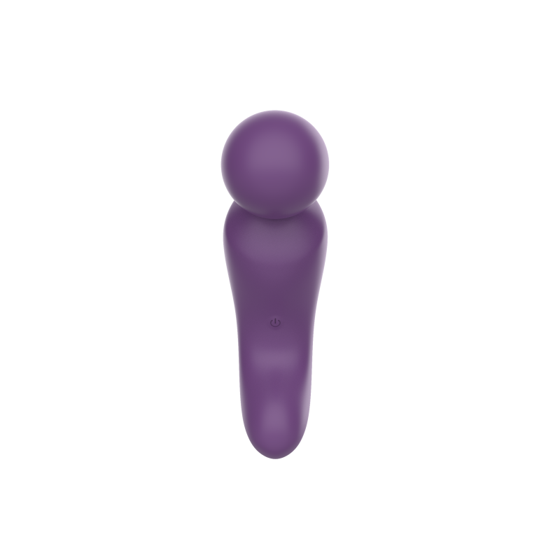 Вибратор- вонд с изогнутым корпусом Secwell SW24125-purple