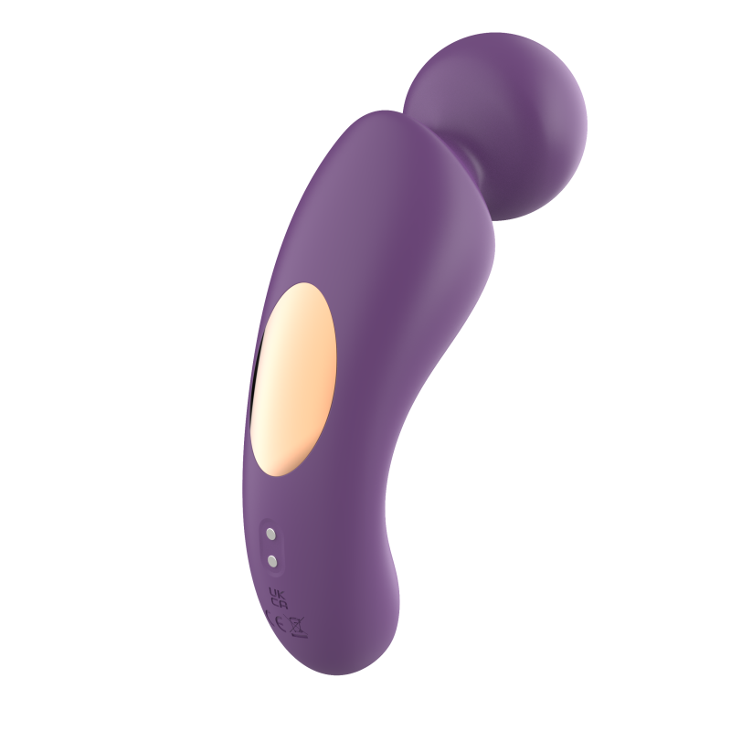 Вибратор- вонд с изогнутым корпусом Secwell SW24125-purple