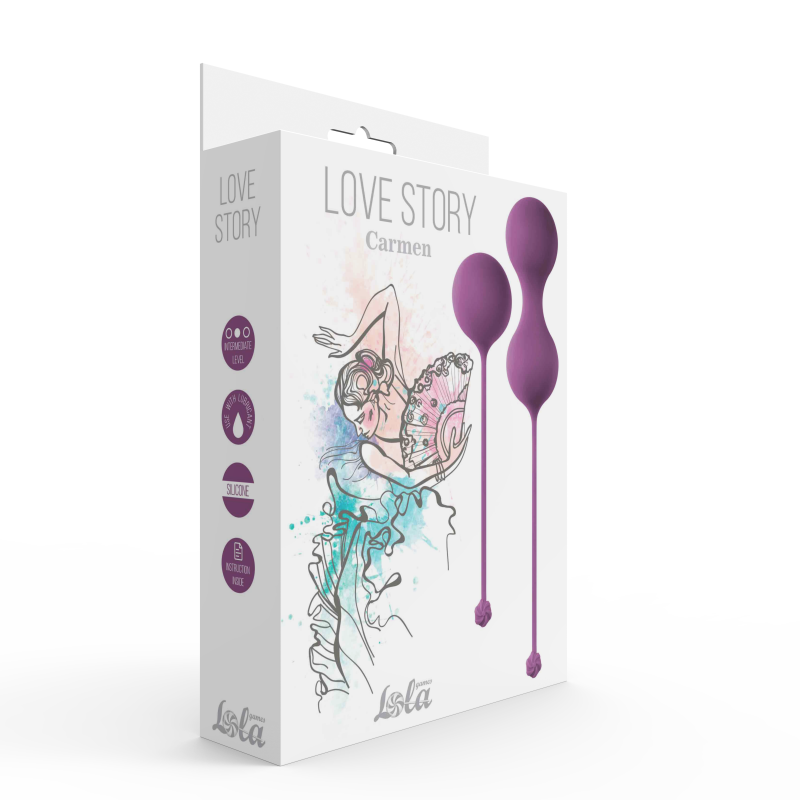 Набор вагинальных шариков Love Story Carmen Lavender Sunset 3011-03lola