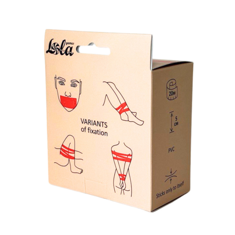 Бондажная лента Vanilla Endorphin Red 1169-01lola