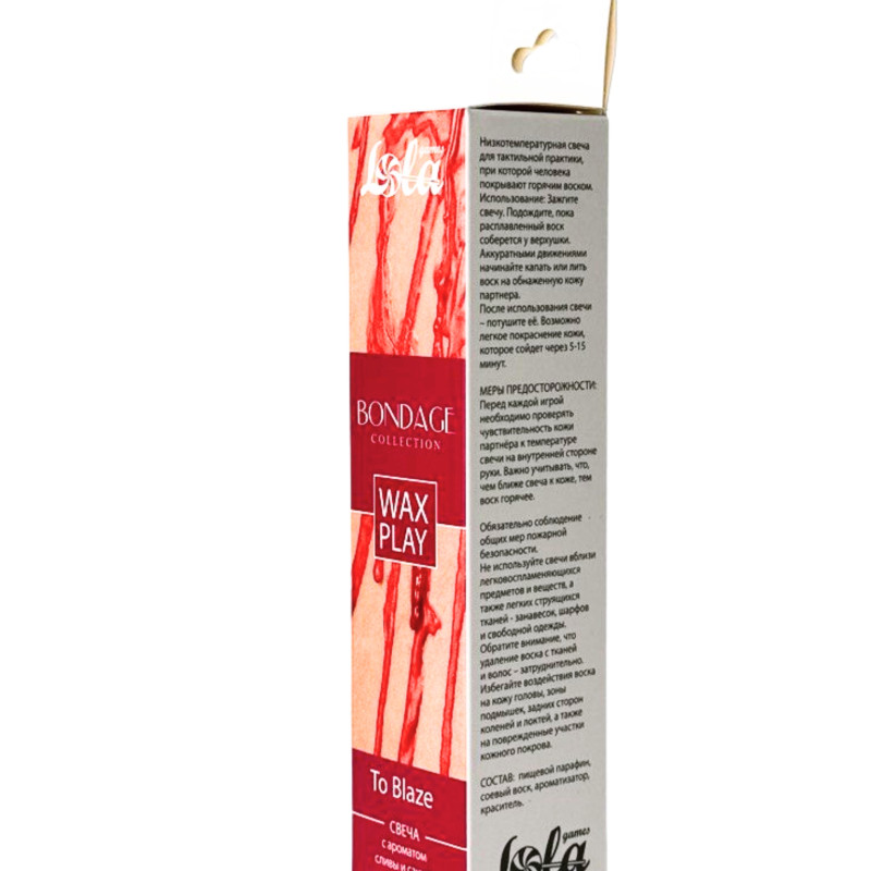 Свеча для Wax Play Bondage To Blaze 1066-02lola