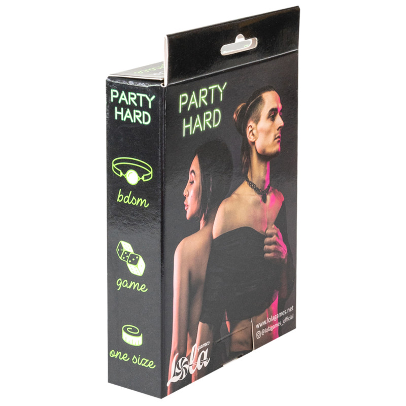 Ошейник Party Hard Embrace Black1093-02lola