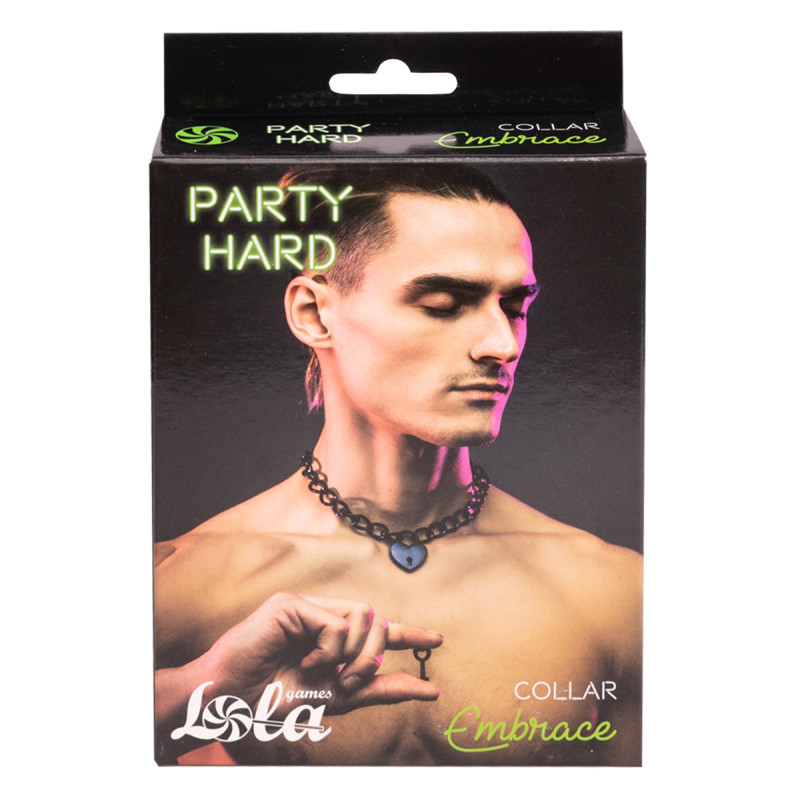 Ошейник Party Hard Embrace Black1093-02lola
