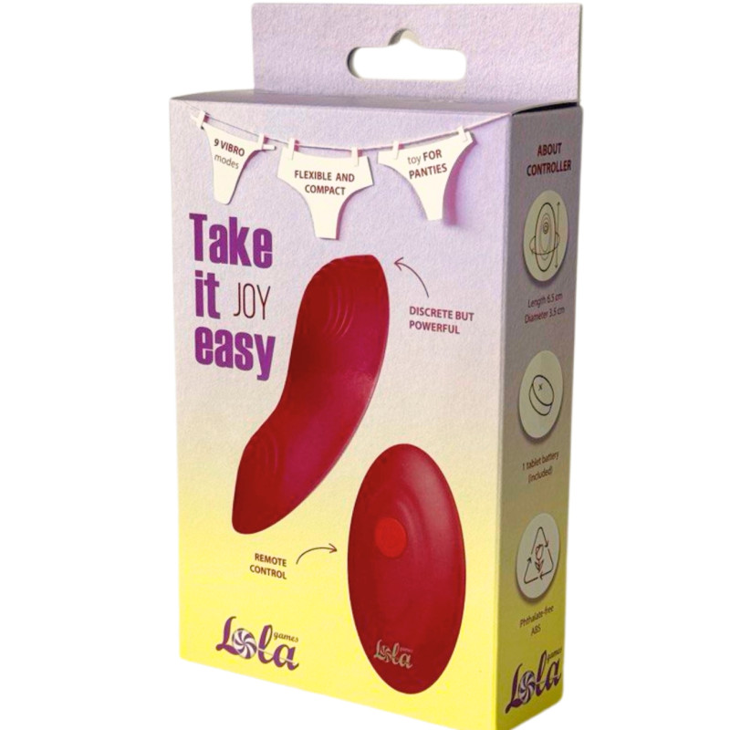 Перезаряжаемый вибратор в трусики Take it Easy Joy 9026-01lola