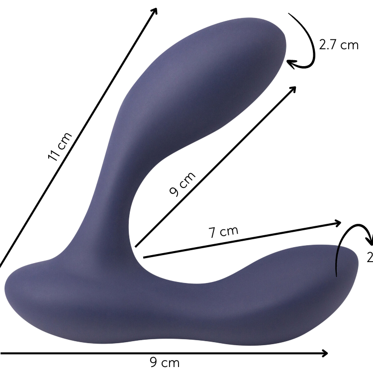 Массажер простаты с двумя моторами Spice it Up P-Bliss 8022-03lola