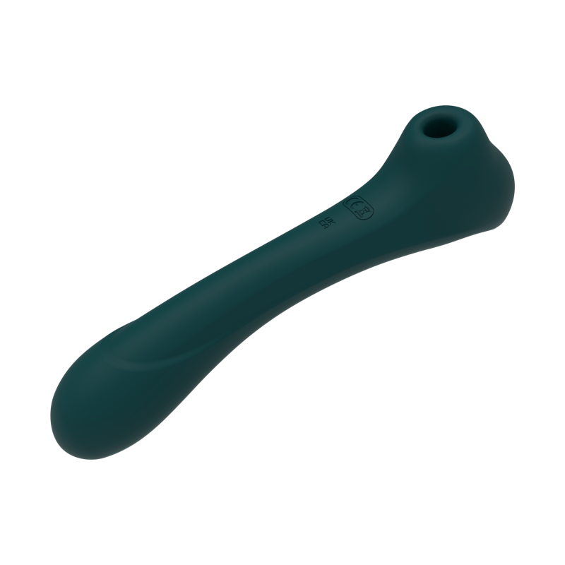 Вакуумный стимулятор New Quiver Teal 11255AL