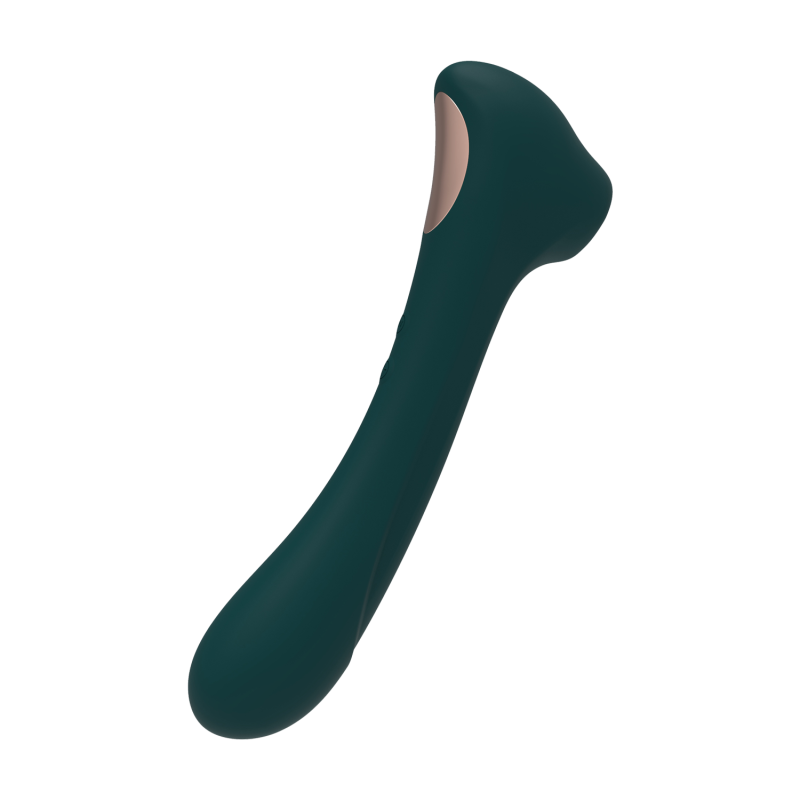 Вакуумный стимулятор New Quiver Teal 11255AL