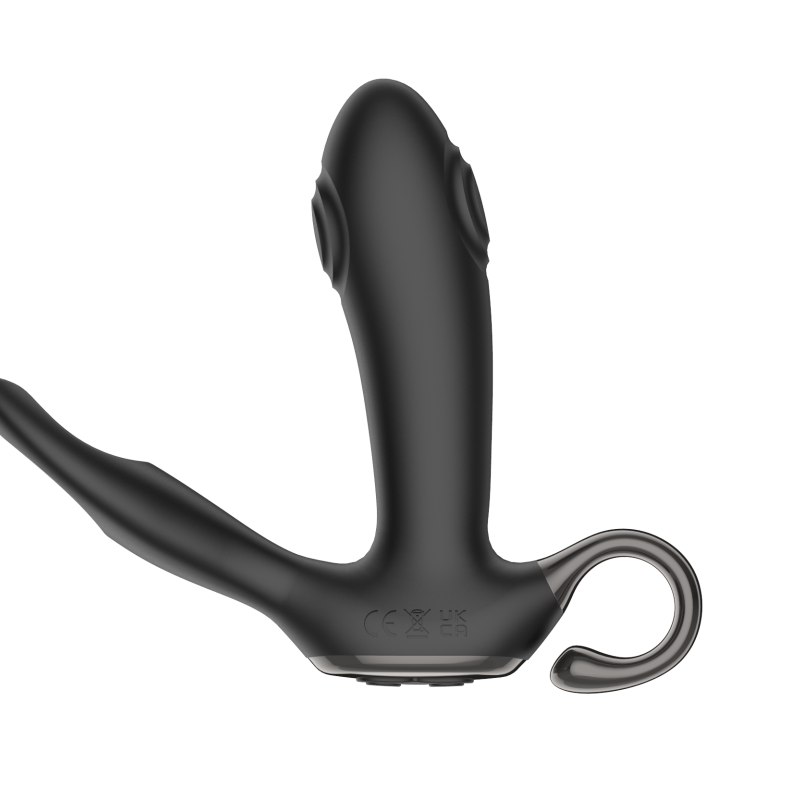 Массажер простаты с вибрацией и эффектом маятника с пультом ДУ и стимуляцией пениса SW2036