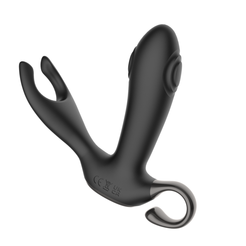 Массажер простаты с вибрацией и эффектом маятника с пультом ДУ и стимуляцией пениса SW2036