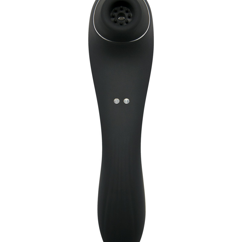 Вакуумный стимулятор Smoooch Black Clitoral Suction & Vibration 11319AL