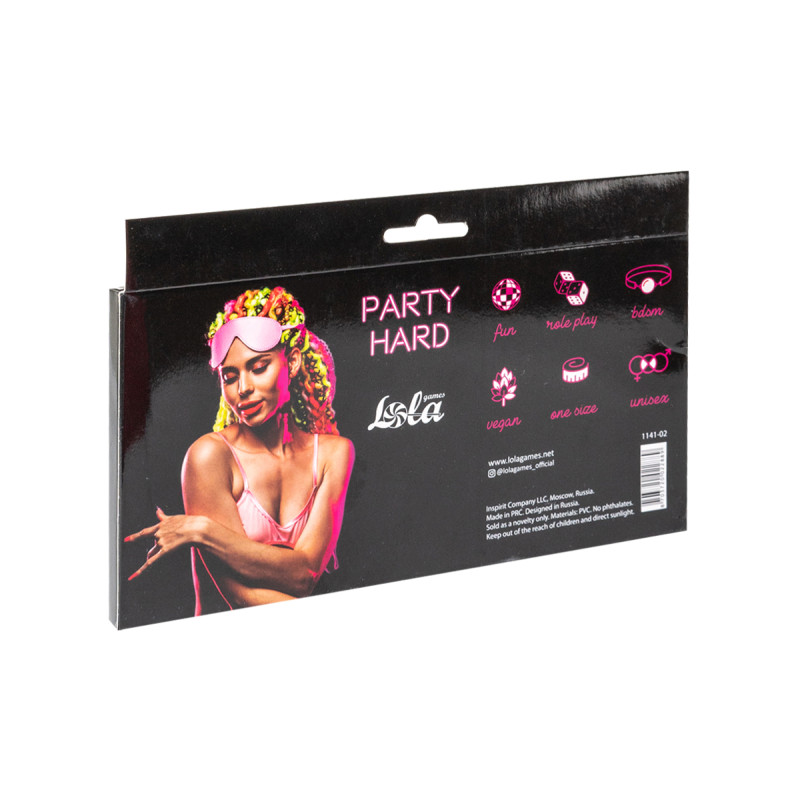 Маска Party Hard Shy Pink 1141-02lola