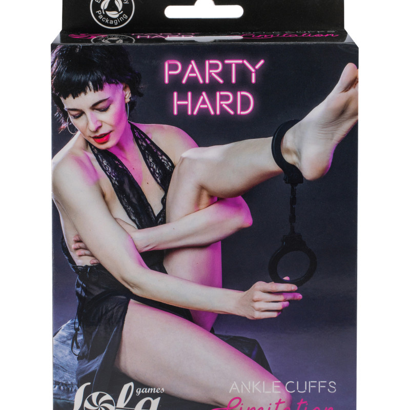 Силиконовые поножи Party Hard Limitation Black 1168-01lola