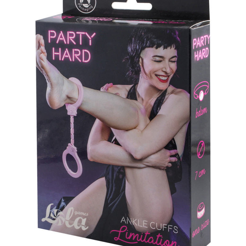Силиконовые поножи Party Hard Limitation Pink 1168-03lola
