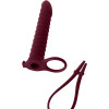 Вибронасадка для Двойного Проникновения Pure Passion Rori Wine Red 1205-02lola