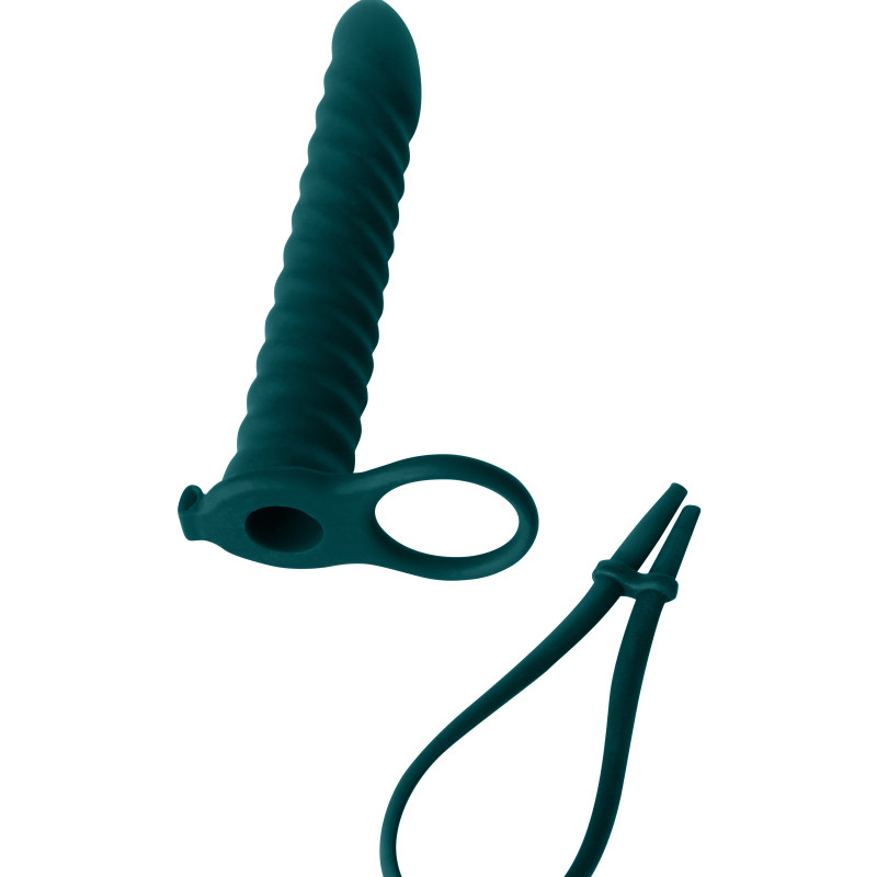 Вибронасадка для Двойного Проникновения Pure Passion Rori Green 1205-03lola