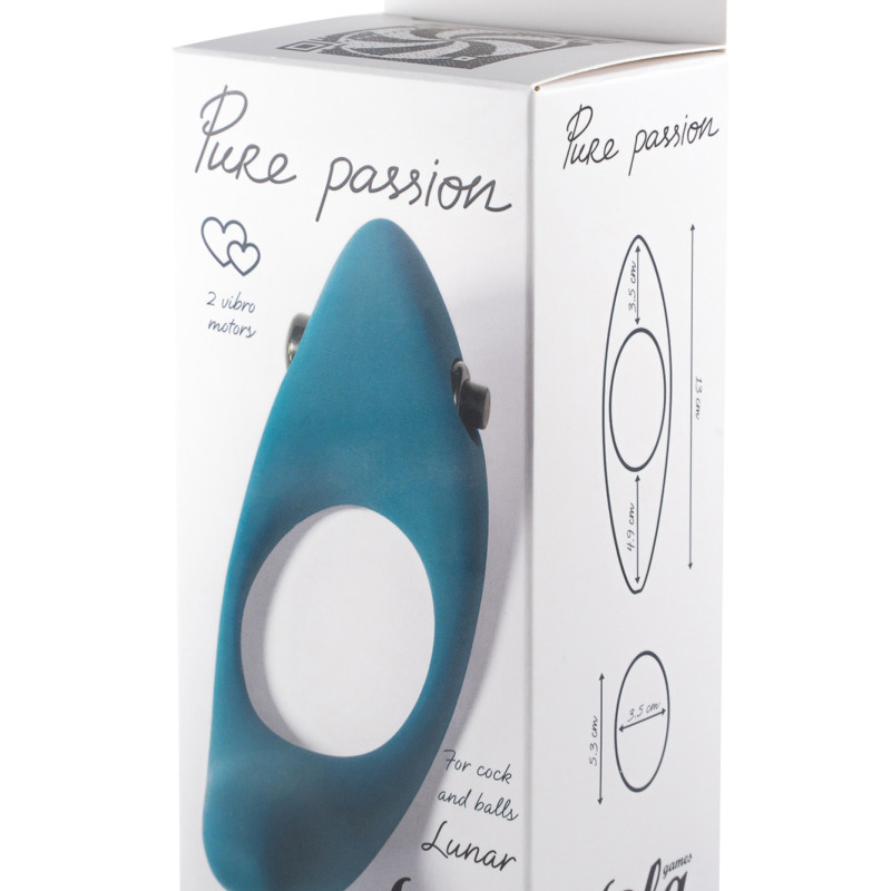 Эрекционное виброкольцо Pure Passion Lunar Green 1305-03lola