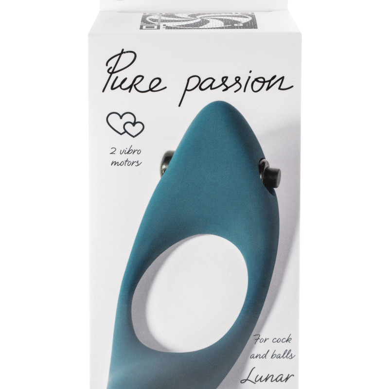 Эрекционное виброкольцо Pure Passion Lunar Green 1305-03lola