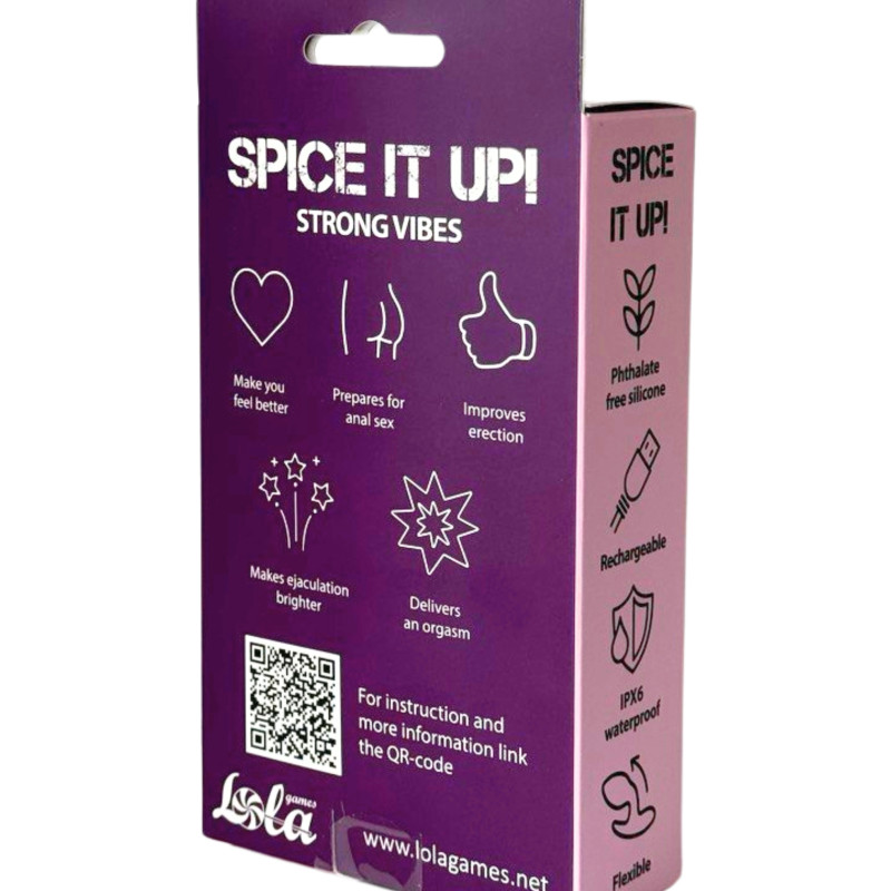 Перезаряжаемая анальная пробка Spice it Up Charm 8021-02lola