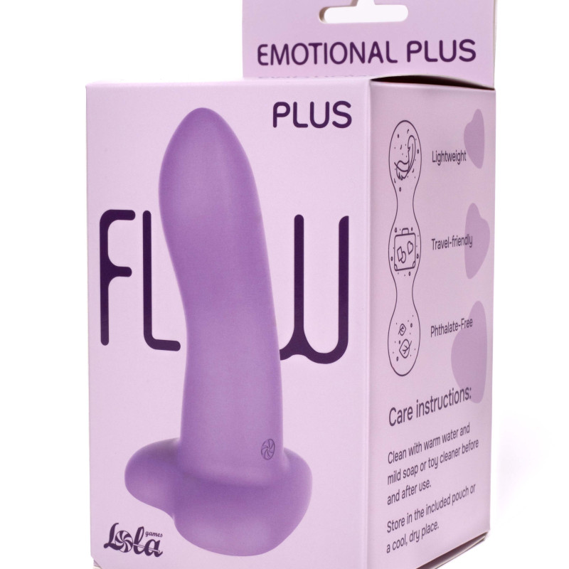 Нереалистичный дилдо Emotional Plus Purple 2044-01lola