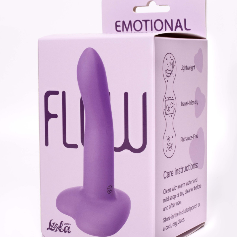 Нереалистичный дилдо Emotional Purple 2045-01lola