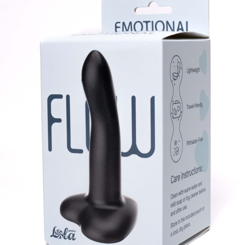 Нереалистичный дилдо Emotional Black 2045-04lola