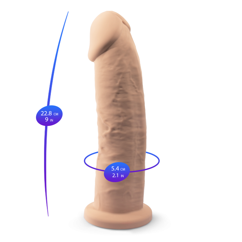 Фаллоимиатор термоактивный из Silexpan 9