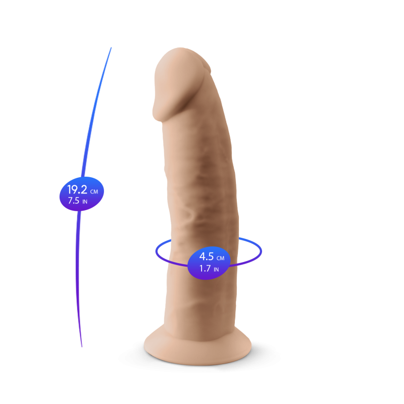 Фаллоимиатор термоактивный из Silexpan 7.5