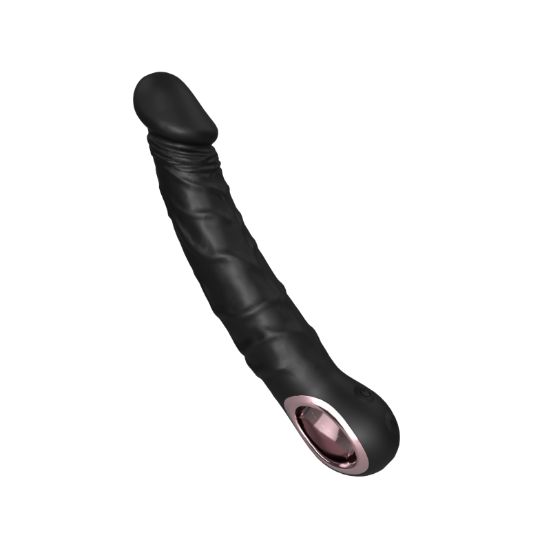 Силиконовый вибратор черный SW3020Black