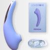 Вакуумный стимулятор клитора Premium лавандовый 23121LS