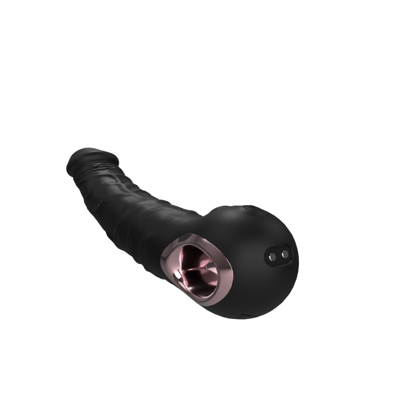 Силиконовый вибратор черный SW3020Black