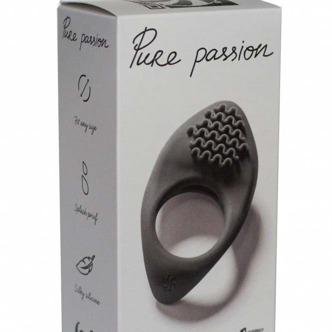 Эрекционное виброкольцо Pure Passion Moonshine black 1301-01lola