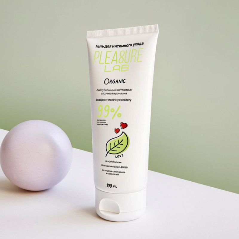 Натуральный Лубрикант Pleasure Lab Organic 100 мл 1180-01Lab