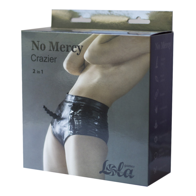 Набор Трусиков с Анальной Пробкой No Mercy Crazier S/M 3336-01lola