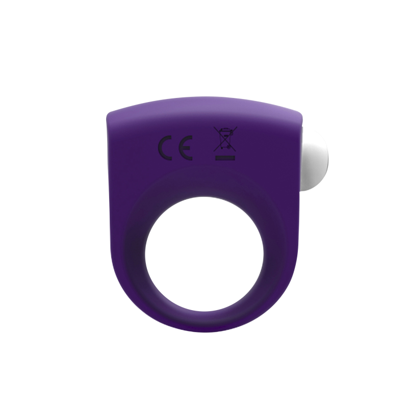 Эрекционное кольцо Puggle Vibrating Ring with Bullet Purple 33673AL