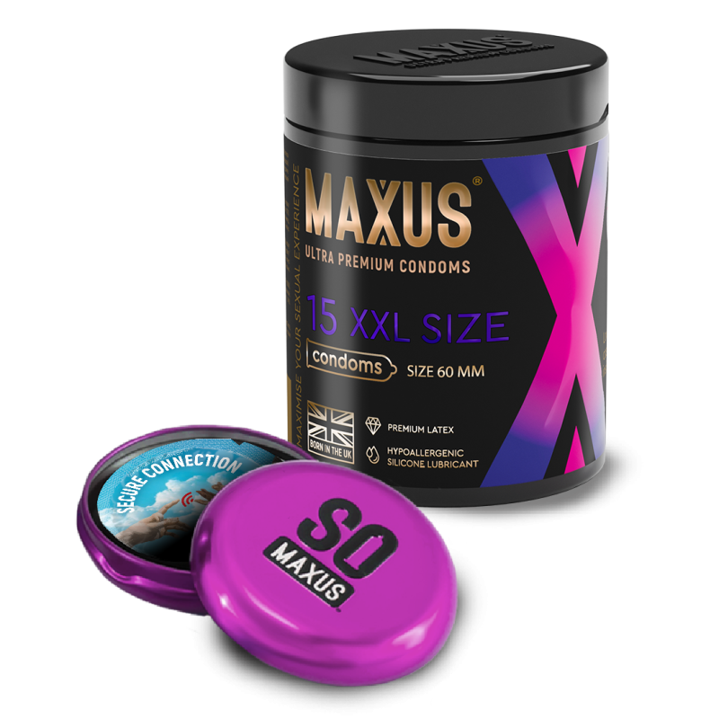 Презервативы MAXUS XXL гладкие №15 6205mx