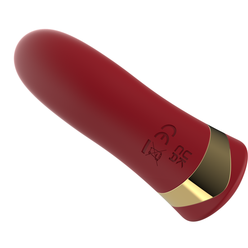 Силиконовый вибратор красный SW3034