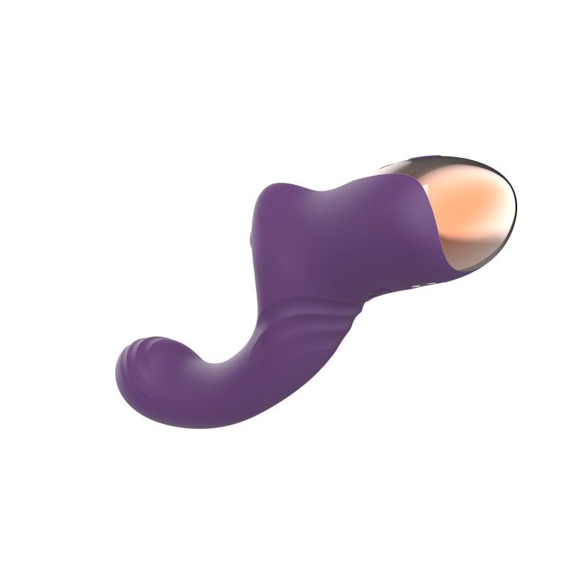 Вагинально-клиторальный вибратор Secwell SW3044-purple