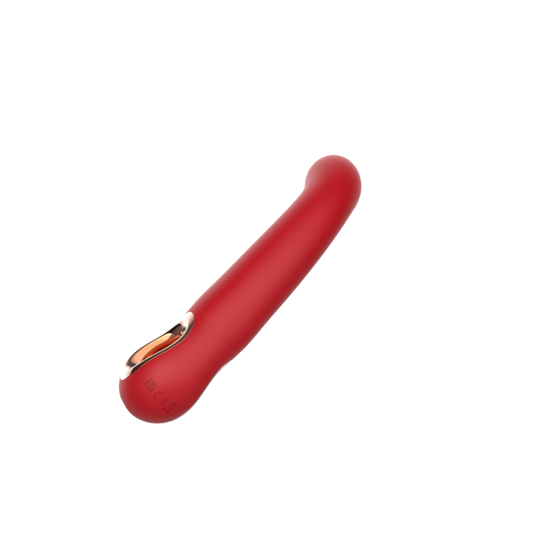 Силиконовый вибратор с магнитным зарядным устройством SW3042red