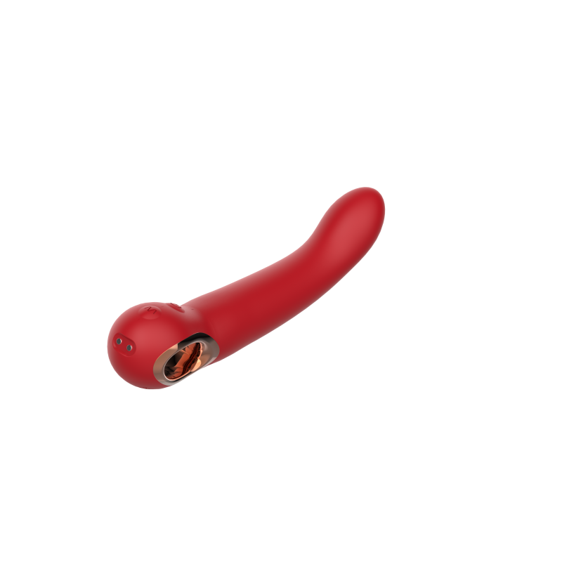 Силиконовый вибратор с магнитным зарядным устройством SW3042red