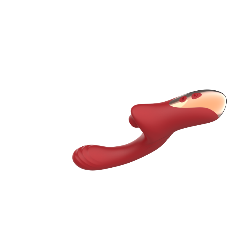 Вагинально-клиторальный вибратор Secwell SW3044-red