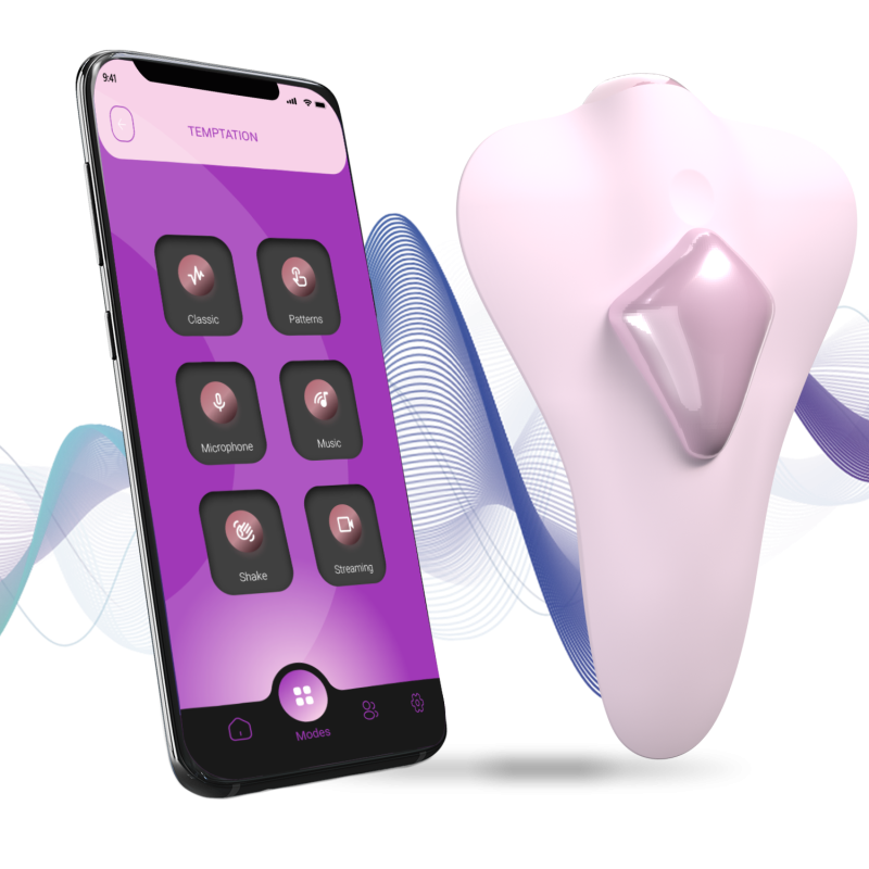 Вибратор в трусы Temptation + APP 40691AL