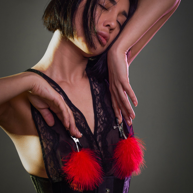 Зажимы на Cоски Party Hard Euphoric Red 1131-02lola